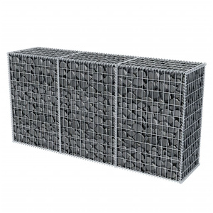 Boîte soudée de gabion de mur de cage de pierre de mur d'approvisionnement d'usine avec le trou carré à vendre - Product Image 1