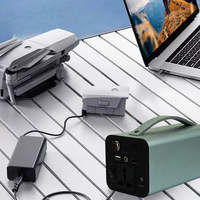Station d'alimentation portable extérieure lithium-ion haute capacité 180W, multifonction, compacte, pour éclairage domestique, stockage d'énergie, situations d'urgence