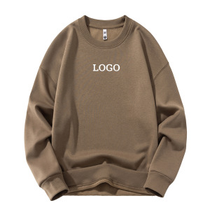 Sudadera de Cuello Redondo Extra Grande de Poliéster y Algodón para Hombre, Logotipo Personalizable, Transpirable y con Diseño de Corte Largo - Product Image 1
