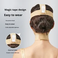 Bandeau de lifting facial V-face pour liposuccion, en spandex antibactérien, élastique, pour la récupération post-chirurgie faciale et le double menton
