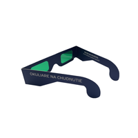 Lunettes en papier 3D de décodeur d'espion de message caché bon marché à vendre
