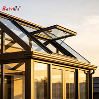 Pergola bioclimatique en aluminium en gros, pergola à lames orientables résistante aux intempéries pour projets hôteliers, toit rétractable motorisé