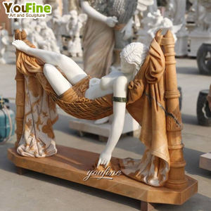 Estatua de Mujer Desnuda Acostada de Mármol de Tamaño Real - Product Image 5