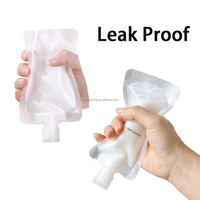 Sacs en plastique Doypack portables personnalisés pour jus liquides, disponibles en différentes tailles - 30 ml, 50 ml, 100 ml, 200 ml, 300 ml, 500 ml, 1 L, 6 oz, 8 oz