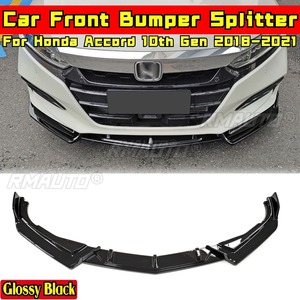 Accord Bumper Guard Glossy <b>Black</b>-Red <b>Combat</b> Style Bumper Spoiler Body Kit for Honda Accord 10th Gen 2018-2021 Car Accessories - Product Image 3