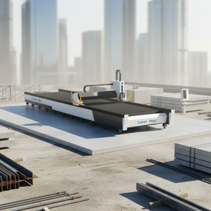 เครื่องตัดไฟเบอร์เลเซอร์แบบมุมเอียงขนาดใหญ่ พื้นที่ทำงาน 6550x2530 มม. กำลังไฟ 6000-60000 วัตต์ สำหรับการตัดแบบมุมเอียง V X Y บนโลหะ - Product Image 1