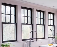 Ventana de Aluminio para Techo, Claraboya de Aluminio para Casas, Ventana Corredera de Vidrio, Arco Doble, Insonorizada, Ventanas para Casa
