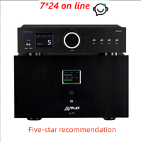 Combinaisons AVplay A-75 HIFI classe A amplificateur de puissance pont d'affichage LCD + PRE-501TU Queenway 12AU7/ECC82*4 préampli à lampes