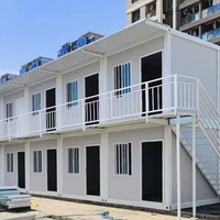 Maison préfabriquée en acier coloré ZXZY, design moderne et minimaliste, garantie 1 an, maison de construction mobile pliable de type conteneur temporaire