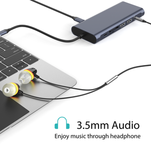 Bán buôn 13 trong 1 <span class=keywords><strong>HDMI</strong></span> USB C Docking Station-Màn hình kép ba màn hình cho Macbook Dell HP Lenovo bề mặt. - Product Image 3
