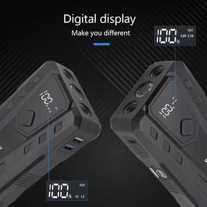 Démarreur d'urgence 1000A, chargeur portable et câbles <span class=keywords><strong>de</strong></span> démarrage, boîte <span class=keywords><strong>de</strong></span> démarrage et bloc d'alimentation <span class=keywords><strong>pour</strong></span> moteurs <span class=keywords><strong>essence</strong></span> 6.5L et <span class=keywords><strong>diesel</strong></span> 5.5L - Product Image 5