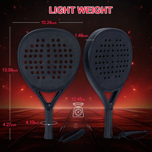 Raqueta de Pá<span class=keywords><strong>del</strong></span> Sunrise Factory Personalizada para Deportes al Aire Libre, Fibra de Carbono 12K de Alta Calidad, Núcleo de EVA, 260x260mm, 260g, la Mejor Raqueta de Pá<span class=keywords><strong>del</strong></span> - Product Image 2
