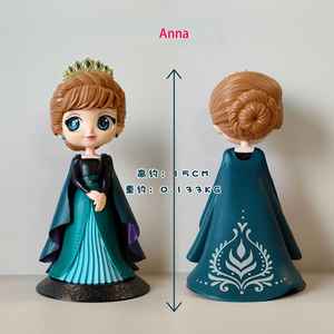 Venta caliente dibujos animados hermosa <span class=keywords><strong>Cenicienta</strong></span> Belle Alice princesas figura de acción para niños - Product Image 2