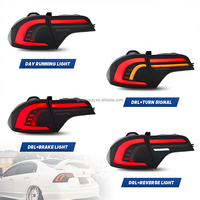 Feux arrière à LED pour Honda Civic 8ème génération 06-09, avec feux de jour DRL et clignotants séquentiels dynamiques, accessoires de feux arrière