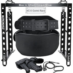 Wholesale High Quality Customized PU Leather Steel Buckle Eco-Friendly Casual Weightlifting and Squat Sports Belts - Product Image 3