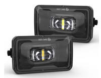 Mise à niveau facile pare-chocs avant feux de conduite antibrouillard pour Ford F150 2015-2020 Kits de feux antibrouillard LED 30W blanc DRL ambre lumière ambiante