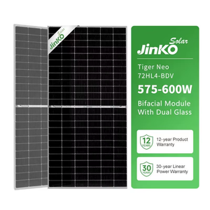 แผงโซลาร์เซลล์ Tier 1 N-Type Half Cell PERC กำลังไฟ 580/590/600 วัตต์ โมโน โฟโตโวลตาอิก ประสิทธิภาพสูง สำหรับใช้ในบ้าน - Product Image 1