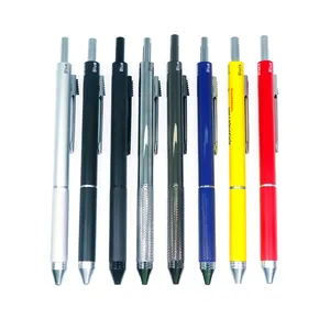 Eacajess 4 in 1 promotional multi-function steel ball point pen