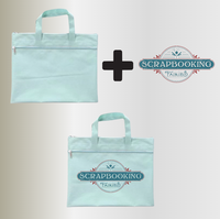 Sac de rangement A4 zippé grande capacité pour documents, sac de projet double couche avec poignée, sac de voyage étanche pour Bible et livres