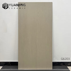 Carreaux d'intérieur Carreaux de sol en bois de haute qualité glaçure finement sculptée Salon Salle à manger Cuisine Carreaux de sol en céramique - Product Image 1