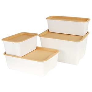 Hộp đựng đồ gia dụng nhiều kích cỡ hộp đựng đồ bằng nhựa đa chức năng hộp xếp đồ lót quần áo phòng ngủ có thể xếp chồng lên nhau - Product Image 6