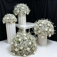 Flores Artificiales de Seda Hechas a Mano de Alta Gama, Realistas y Duraderas, para Juegos de Mesa, Decoración de Bodas, Adornos de Navidad y Año Nuevo