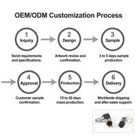 Connecteur de bouée océanique compatible SubConn, 6 broches, IP69K, Wet-Mate pour ligne d'amarrage de capteur CTD, expédition en 48h, joints toriques de rechange