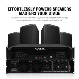 Amplificador de Potencia <span class=keywords><strong>Digital</strong></span> Profesional DAN415 4*1500W de 4 Canales Clase H de Alta Potencia para Escenario, Amplificador de Sonido para Espectáculos, 3750W a 2 Ohmios - Product Image 3