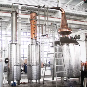 Ethanol Distillation Equipment DYE 500L Ethanol Machine Make Industrial Alcohol Distillation Equipment