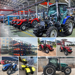 Flash Giá bán 2 4 bánh xe 4x4 nhỏ gọn nông nghiệp Mini vườn trang trại máy kéo Máy đi bộ tay hề Máy cắt máy kéo bánh xích - Product Image 2