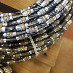 Vuoto brasato taglio a secco calcare marmo granito pietra diamante filo sega corda - Product Image 2