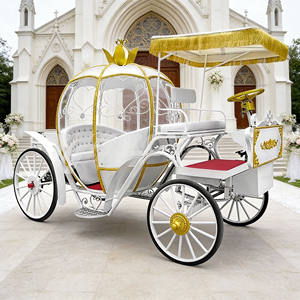 Carrozza Moderna Personalizzata per Passeggeri, Bellissima e Traforata, Stile Zucca, Attrezzatura per Servizio Cenerentola - Product Image 1