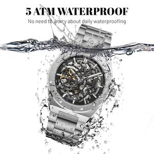 Nuevo Diseño, Relojes con Logotipo Personalizado, Reloj Mecánico Automático, Relojes de Acero Inoxidable para Hombre, Regalo para Hombre - Product Image 3