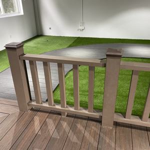 Lan Can Cầu Thang Bảo Dưỡng Thấp WPC Lan Can Và Lan Can Bằng Nhựa Tổng Hợp Ngoài Trời Lan Can Ban Công - Product Image 3