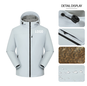 Giacca <span class=keywords><strong>da</strong></span> Sci Invernale <span class=keywords><strong>Impermeabile</strong></span> Vuota <span class=keywords><strong>da</strong></span> <span class=keywords><strong>Uomo</strong></span> All'ingrosso, Giacca a Vento in Nylon Spessa con Cappuccio per <span class=keywords><strong>Lavoro</strong></span> Caldo, Logo Personalizzabile - Product Image 3