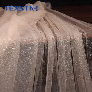 Sáng Bóng <span class=keywords><strong>Polyester</strong></span> Vải Long Lanh Vải Tuyn Lưới Cho Váy Đảng Bảng Váy Cưới - Product Image 2