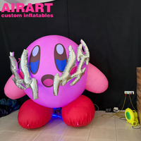Muñeca Inflable de Dibujos Animados Rosa. Muñeca Inflable de Dibujos Animados Personalizada para Exhibición