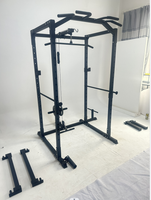 TOPTONS Multifonctionnel Simple Power Rack Acier et Fer Fitness Exerciseur pour Squats et autres entraînements