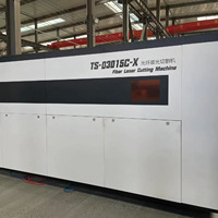 Machine de découpe laser industrielle en acier inoxydable 12000W, machine de découpe laser à fibre métallique avec table d'échange et biseau
