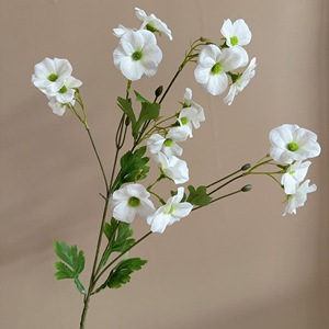<span class=keywords><strong>Hibiscus</strong></span> en Soie Artificiel Réaliste Fait Main, Papillon Ranunculus, 85 cm, Décoration Longue Durée pour Remise de Diplôme, Noël, Nouvel An - Product Image 1