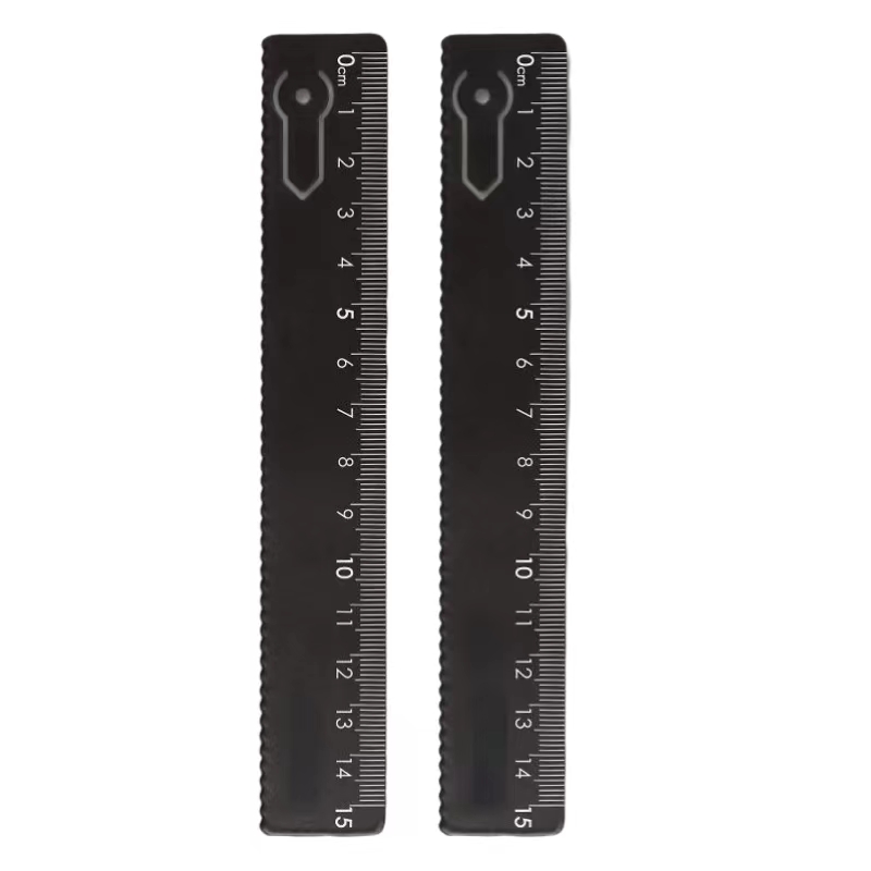 Металлическая линейка 15 см, линейка с волнистыми линиями, многофункциональная линейка для книг (10 наборов)