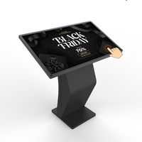 Pantalla de señalización digital LCD tótem de quiosco de pantalla táctil IR interactiva de 65 pulgadas para publicidad minorista en interiores Función OEM SDK