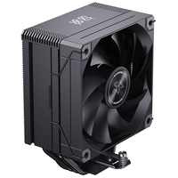 SNOWMAN 2025 Nouveau Refroidisseur d'Air pour Processeur avec 4 Caloducs, Affichage Numérique, Ventilateurs de Refroidissement pour Ordinateur de Jeu PC, Sans Lumière, PWM 4 broches pour Processeur