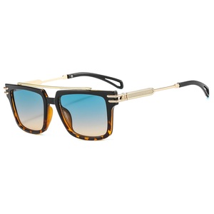 <span class=keywords><strong>Lunettes</strong></span> de soleil de haute qualité, nouvelle mode, luxe, métal, style punk rétro, <span class=keywords><strong>tendance</strong></span>, pour hommes, <span class=keywords><strong>2022</strong></span> - Product Image 5