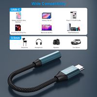 Adaptateur jack casque femelle USB Type C 3,5 mm BENFEI avec sortie DC, dongle audio pour ordinateur portable compatible avec iPhone 15 Pro/Max