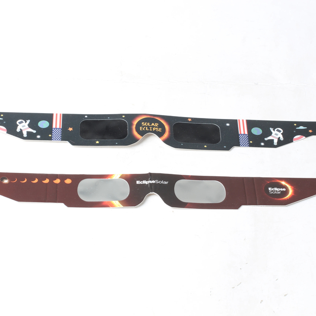 2023 Total Solar Eclipse Fireworks Light Separation Paper 3D Eclipse Glasses