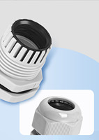 Étanche IP68 et résistant à la poussière avec joints noirs Presse-étoupe PG63 pour panneau électrique