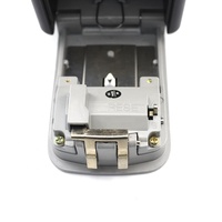 Boîte à clés YH9217, boîte de rangement pour clés à combinaison avec code réinitialisable, boîte de sécurité pour clés portable à 4 chiffres