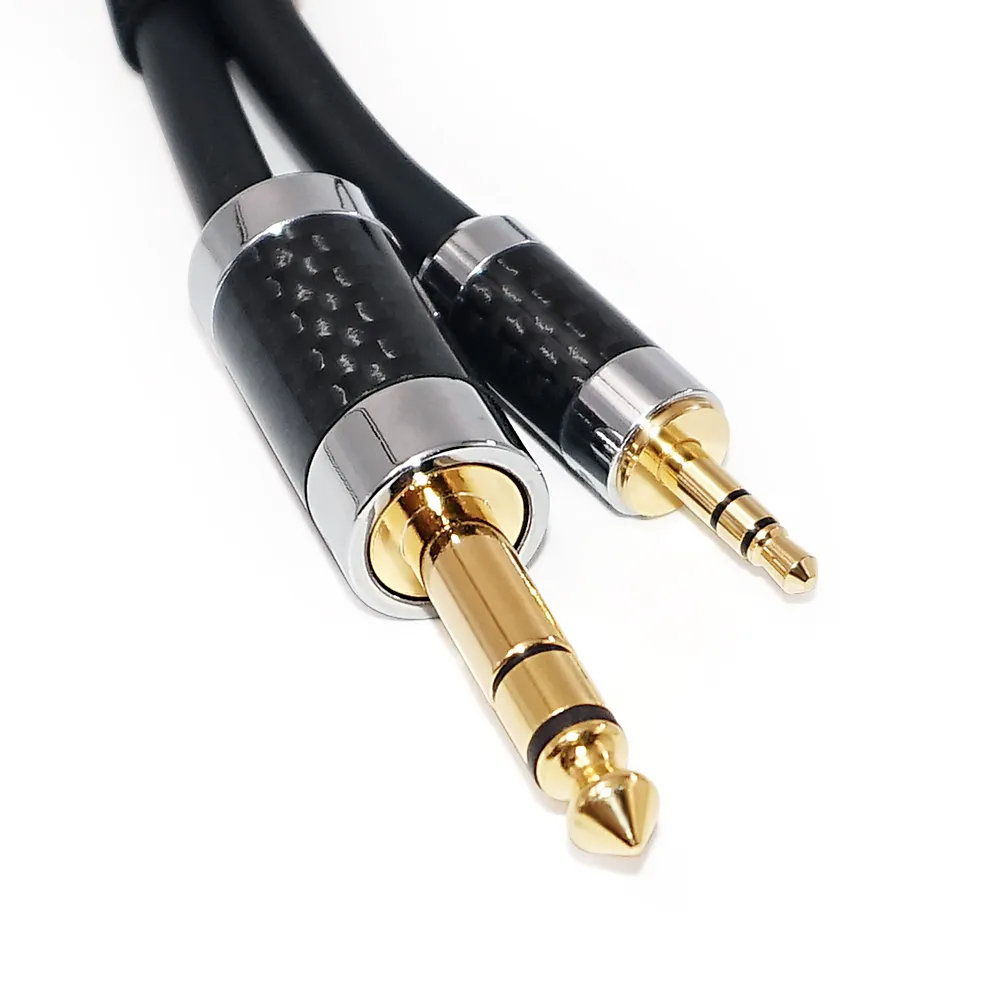 3.5mm To 6.35mm Audio Adapter Auxiliary Cable For Cellphone Computer Amplifier Speakers 3.5 Jack To 6.5 Jack Male Audio Cable