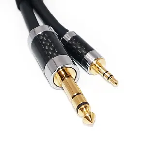 Cavo ausiliario adattatore Audio da 3.5mm a 6.35mm per altoparlanti amplificatore per Computer cellulare cavo Audio maschio da 3.5 Jack a 6.5 Jack